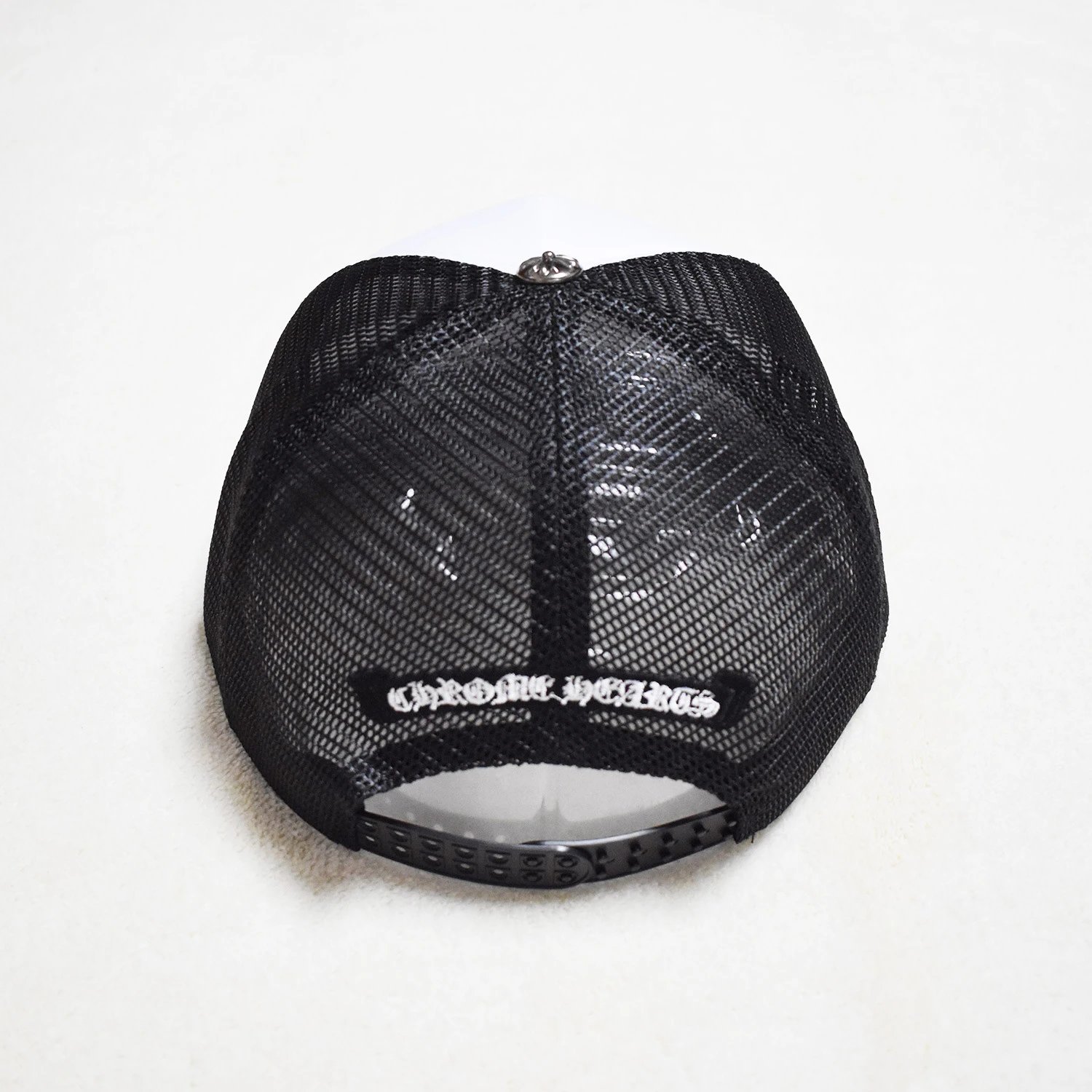 Chrome Hearts Camo Snapback Cap with Orange Logo Hats - 32