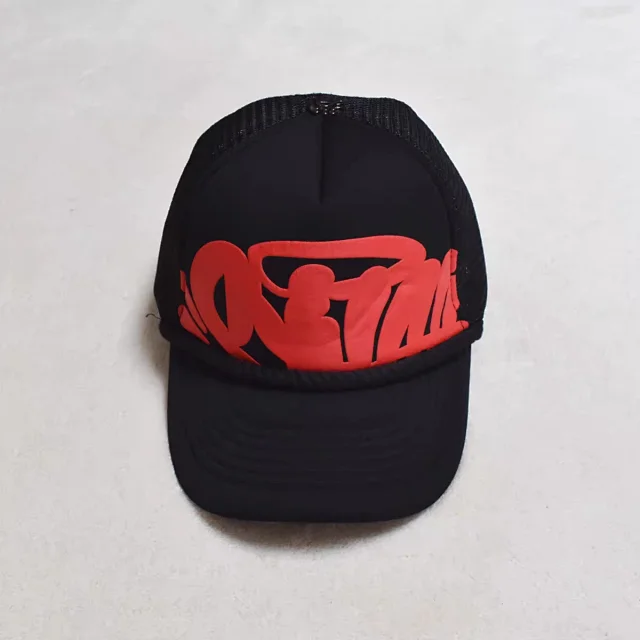 Syna World Hats Mesh trucker cap with raised logo and rope trim product detail image 2