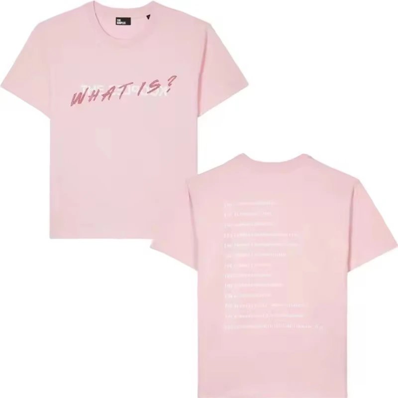 The Kooples T-Shirts Short-Sleeve Graphic Print Crewneck T-Shirt — Pink
