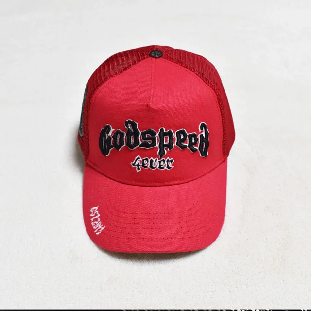 Godspeed Hats GS002 embroidered mesh trucker cap product detail image 8