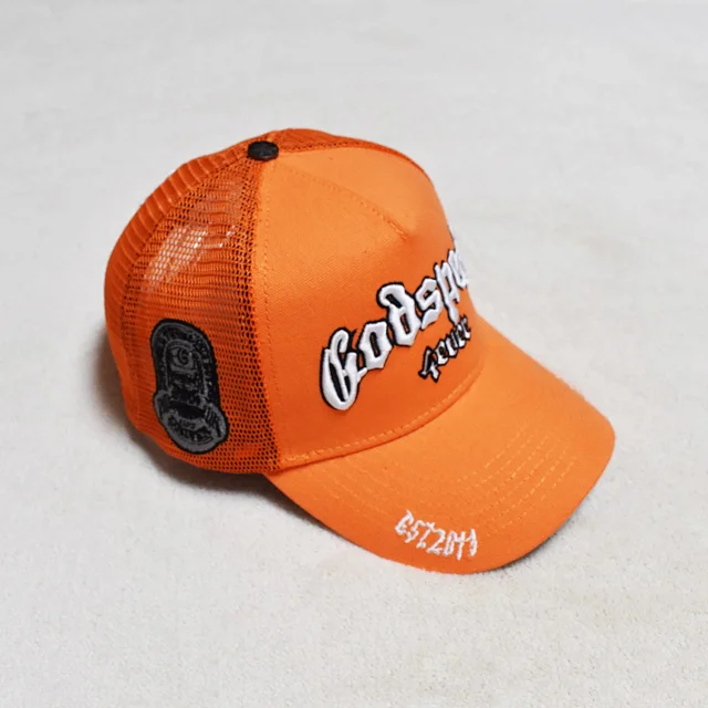 Godspeed Hats GS002 embroidered mesh trucker cap product detail image 15