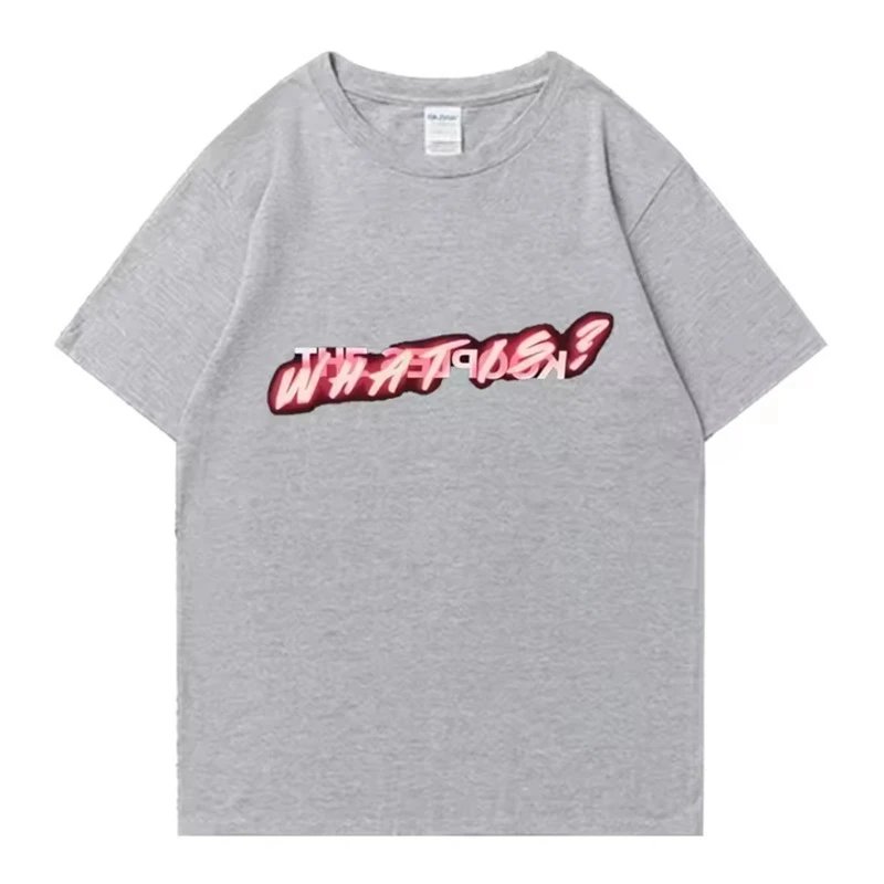 The Kooples T-Shirts Short-Sleeve Graphic Print Crewneck T-Shirt — Light gray