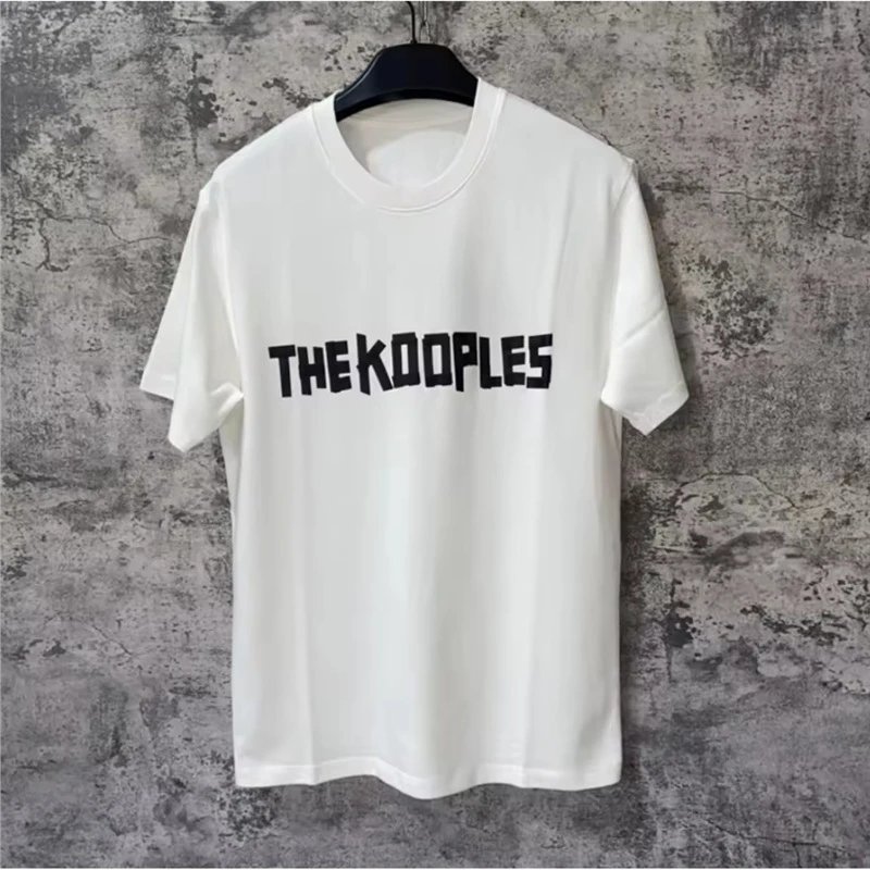 The Kooples T-Shirts Short-Sleeve Graphic Print Crewneck T-Shirt — 7-White