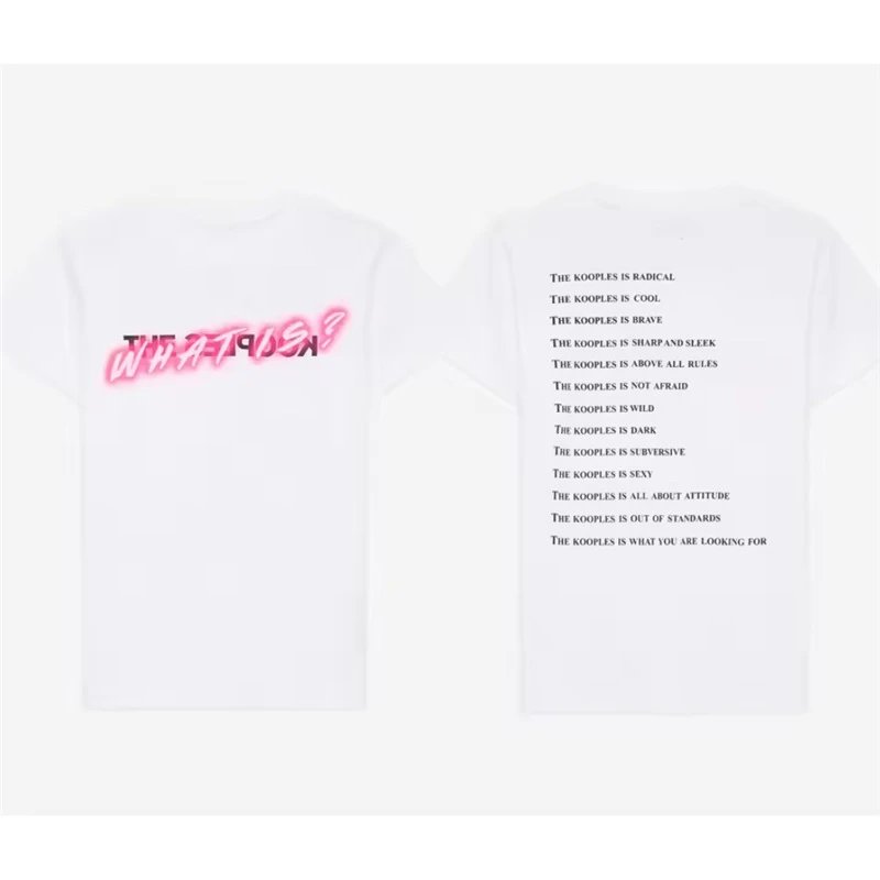 The Kooples T-Shirts Short-Sleeve Graphic Print Crewneck T-Shirt — 9-White