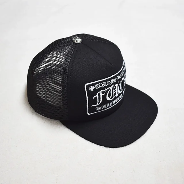 Chrome Hearts Hats Mesh Trucker Cap with Embroidered Graphics product detail image 13