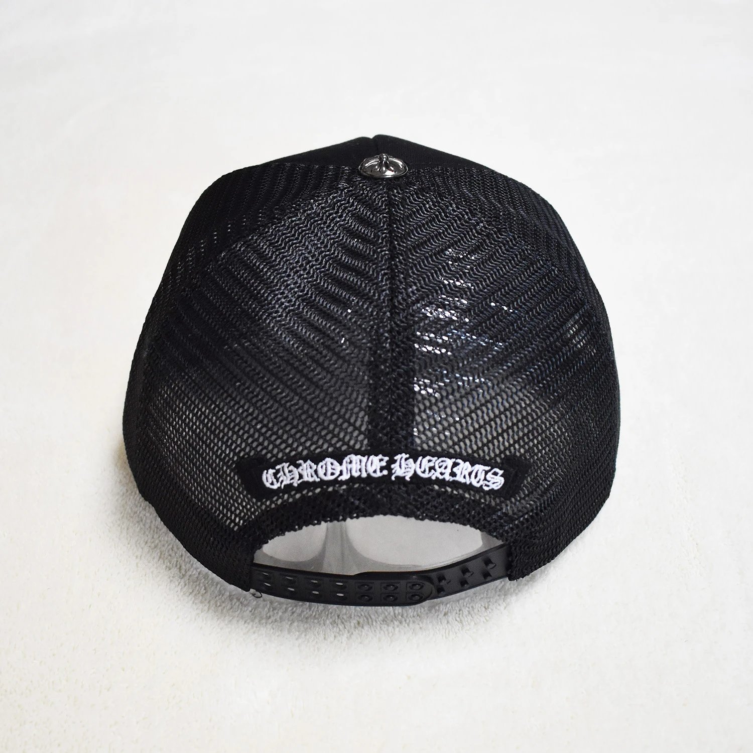 Chrome Hearts Camo Snapback Cap with Orange Logo Hats - 50