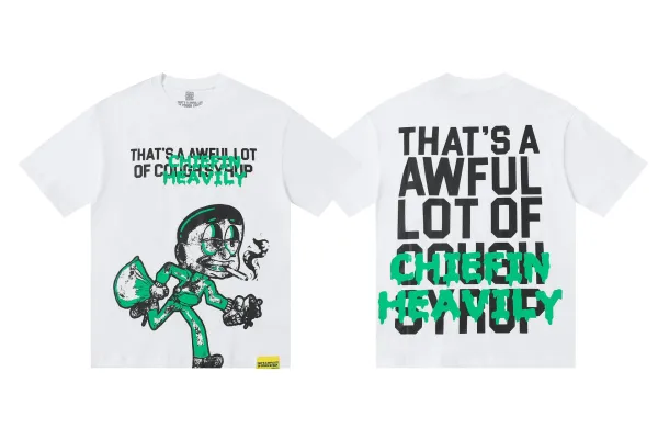 Design That's A Awful Lot Of Cough Syrup White T-Shirt - 1