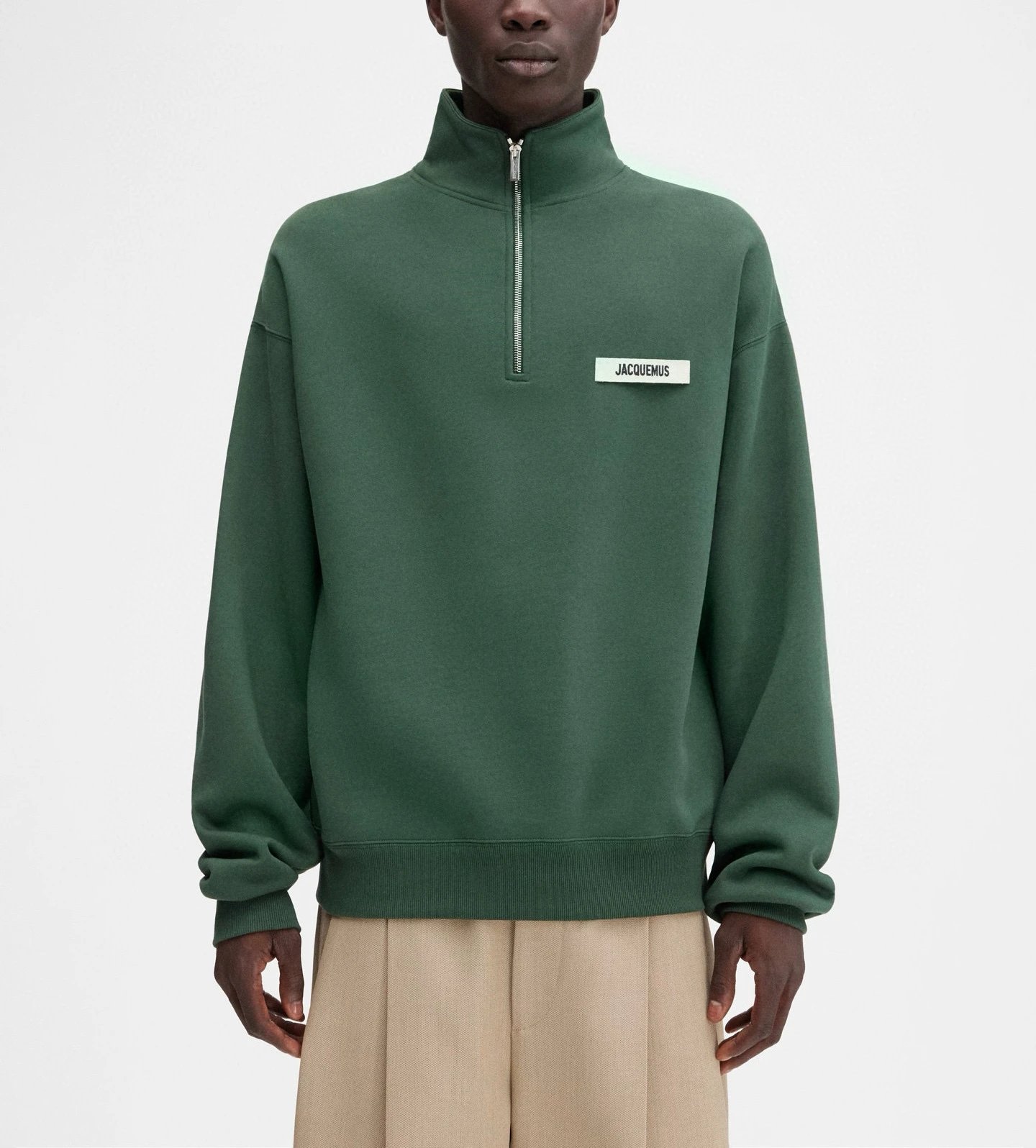 Jacquemus Bomber Cardigan Light Gray Outerwear - 9