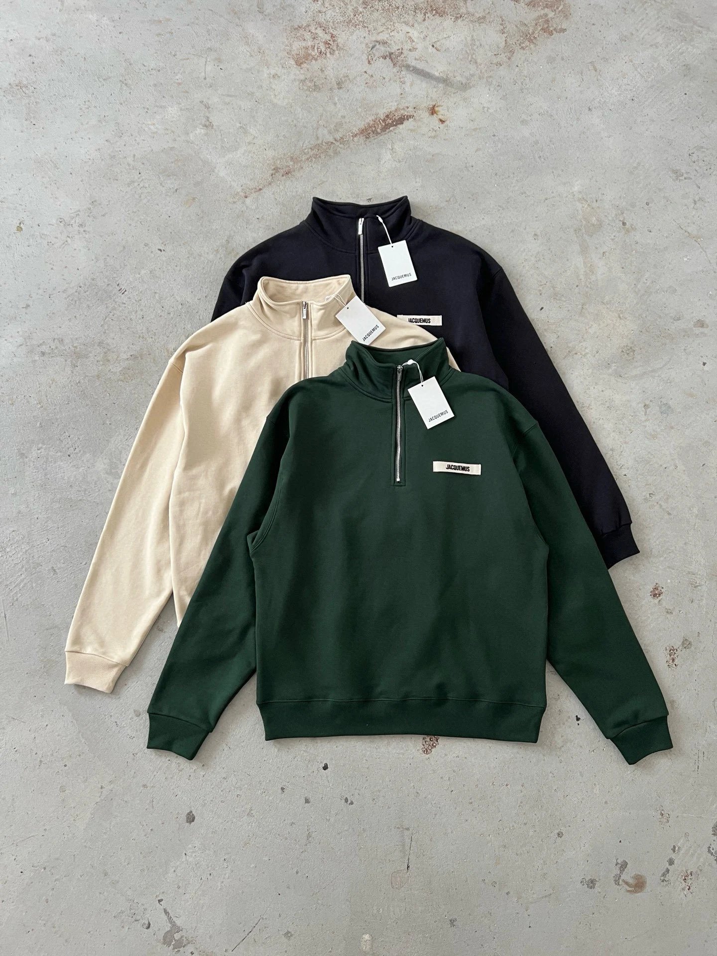 Jacquemus Bomber Cardigan Light Gray Outerwear - 23