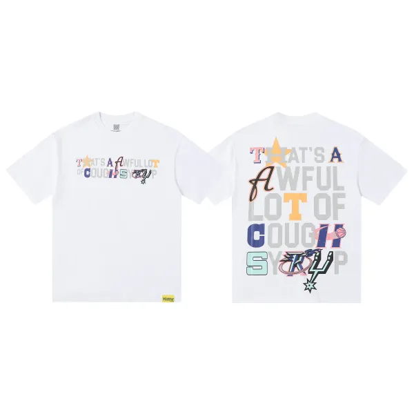 NBA x San Antonio Spurs 'That's A Awful Lot Of Cough Syrup' Multicolor Graphic T-Shirt - 1
