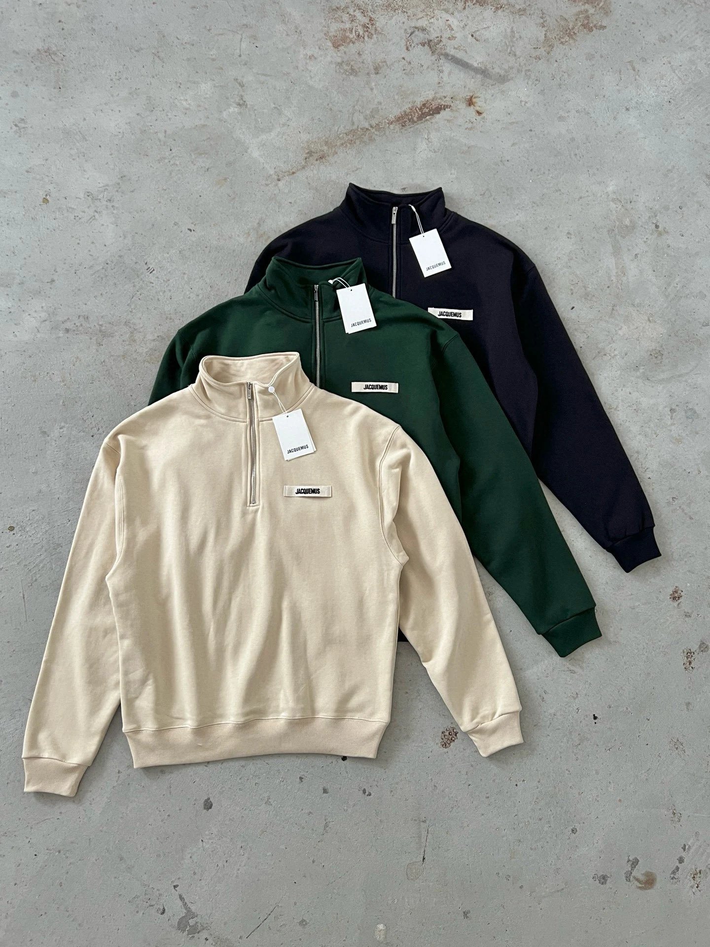 Jacquemus Bomber Cardigan Light Gray Outerwear - 22