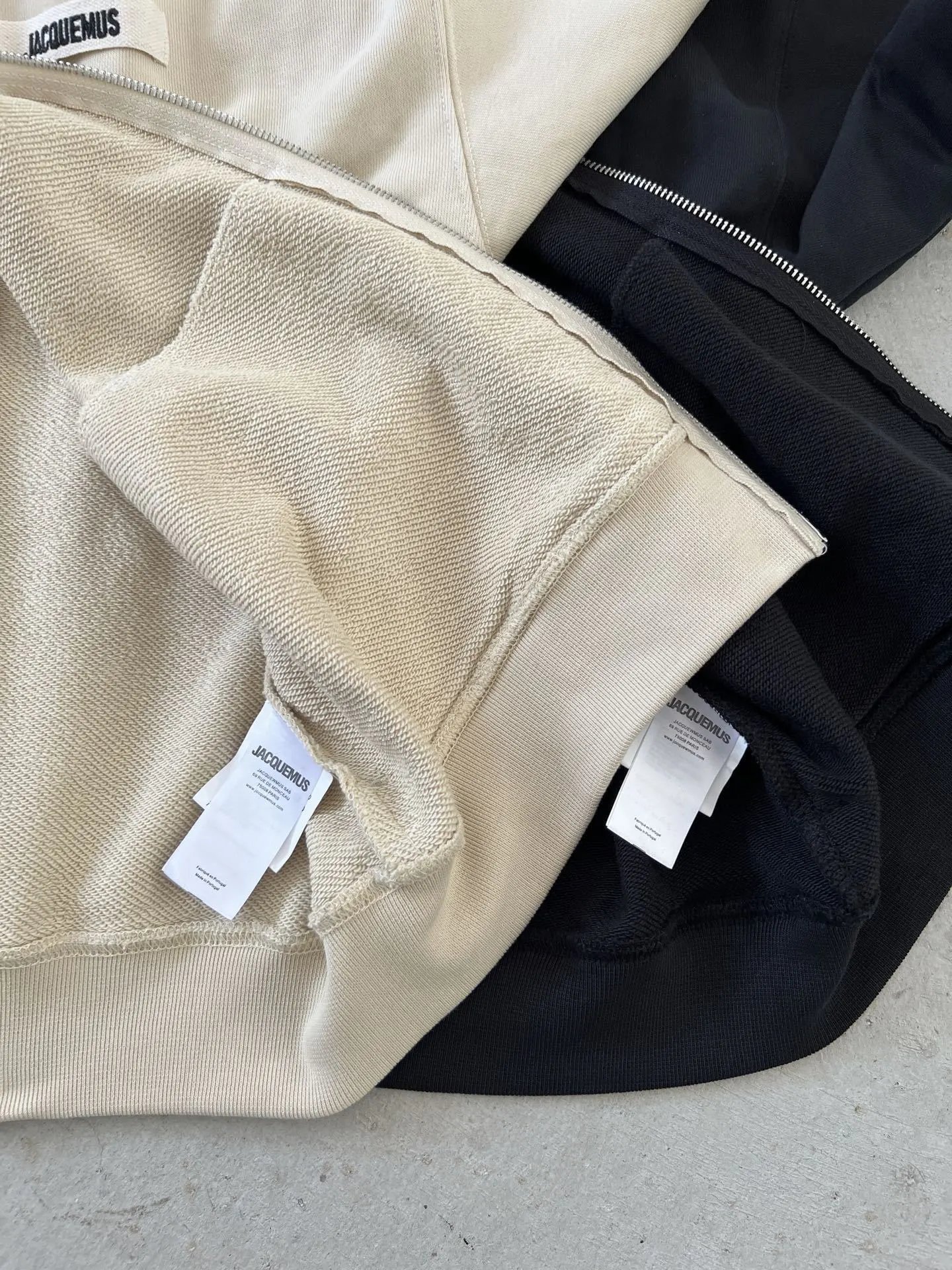 Jacquemus Bomber Cardigan Light Gray Outerwear - 37