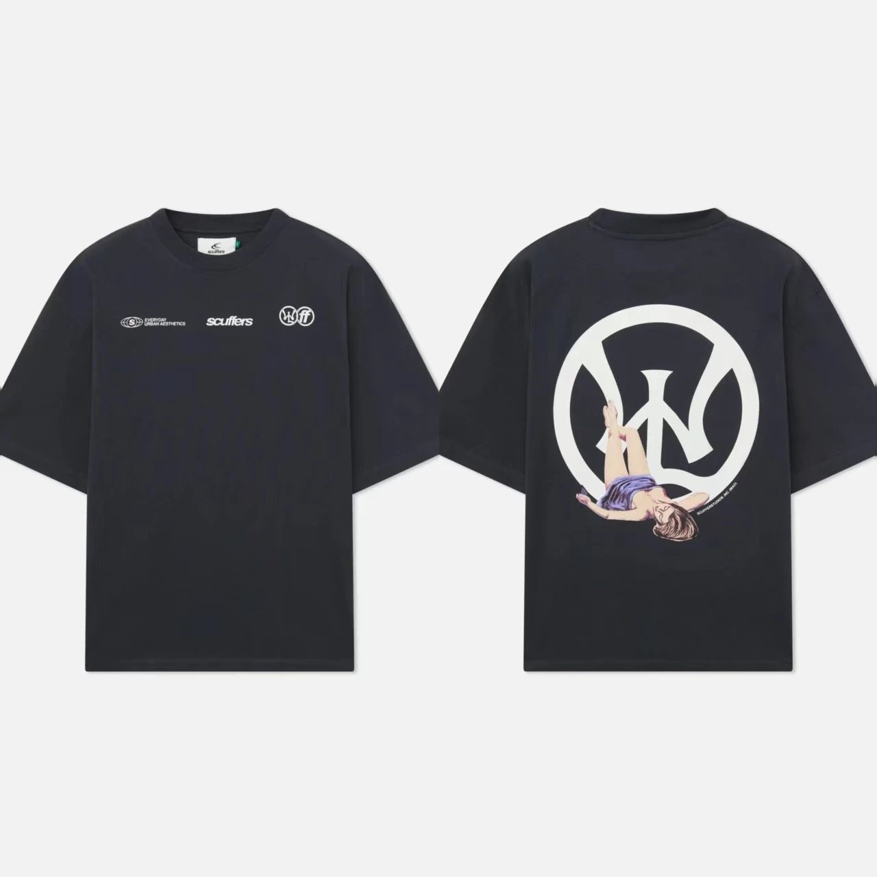 YY 01--Summer New Season New T T-Shirt Crewneck New Loose 280 g Pure cotton 4
