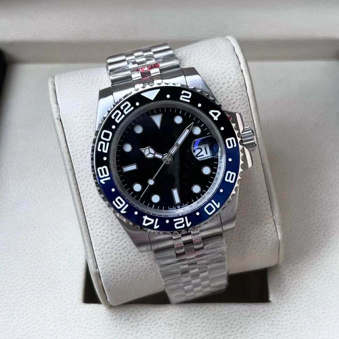 Rolex Submariner and GMT-Master — Five-bead black-and-blue cola ring