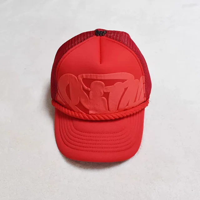 Syna World Hats Mesh trucker cap with raised logo and rope trim product detail image 3