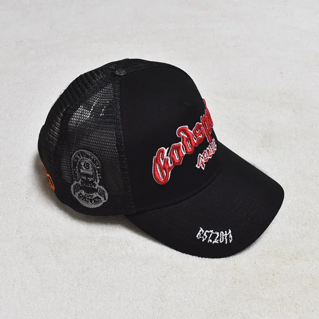 Godspeed Hats GS002 embroidered mesh trucker cap product detail image 21