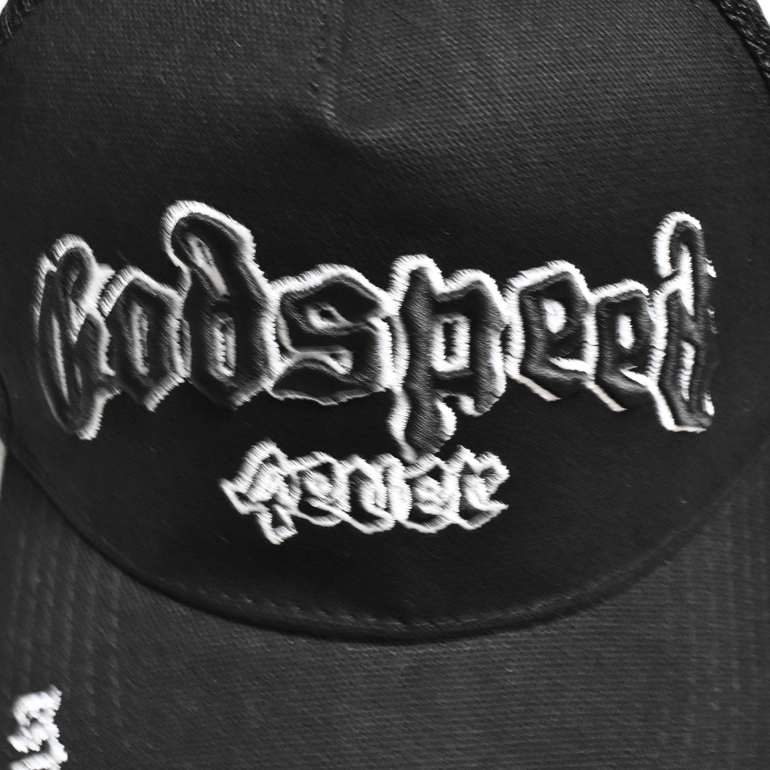 Godspeed Established 2019 Black Mesh Trucker Cap Hats - 6