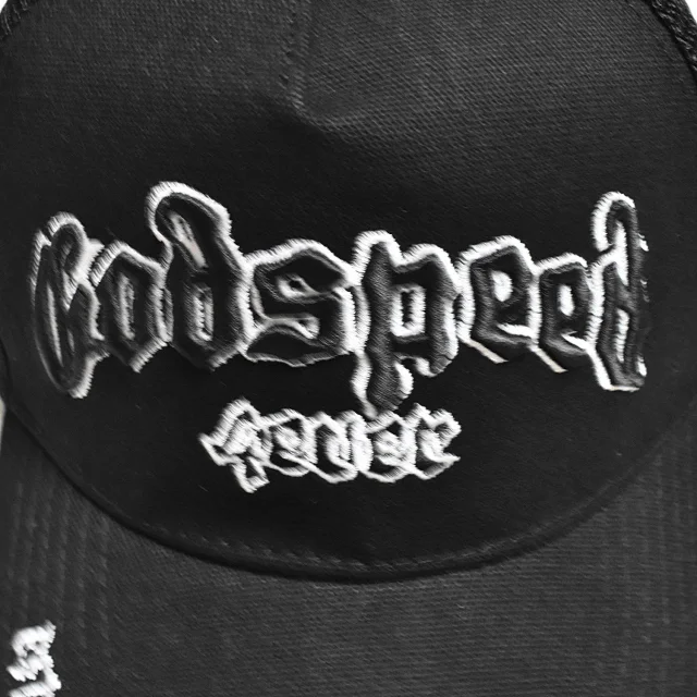 Godspeed Hats GS002 embroidered mesh trucker cap product detail image 5