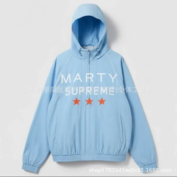 Supreme Marty Windbreaker Light Blue Jacket - 1