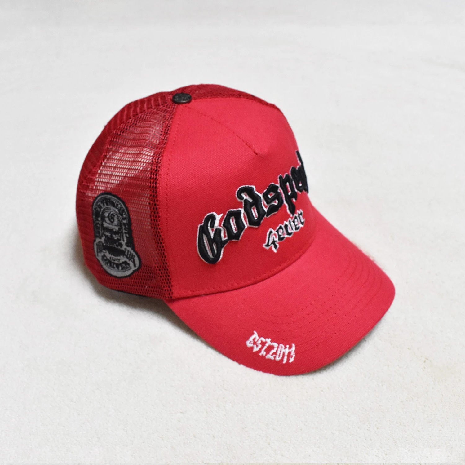 Godspeed Established 2019 Black Mesh Trucker Cap Hats - 10