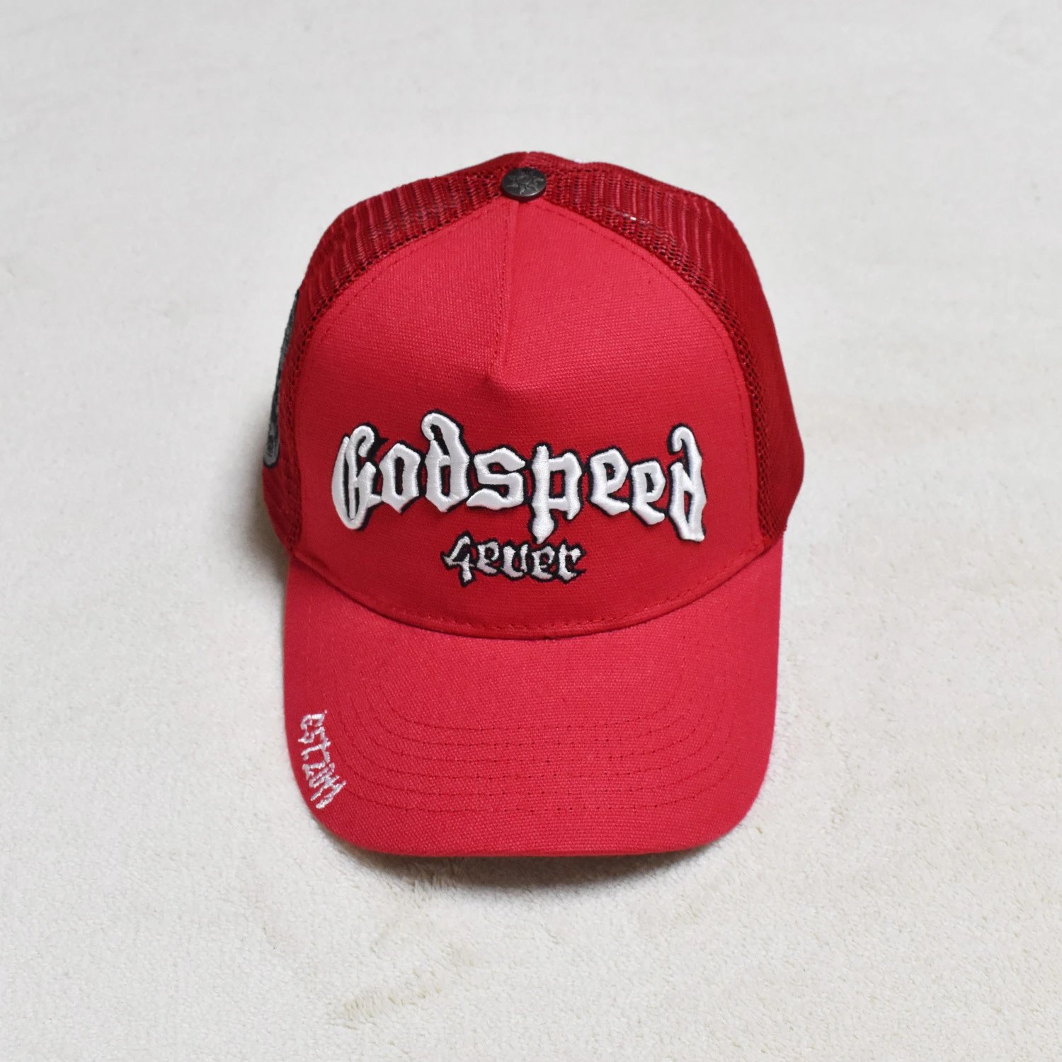Godspeed Established 2019 Black Mesh Trucker Cap Hats - 24