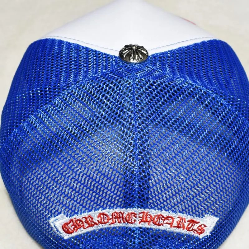 Chrome Hearts Camo Snapback Cap with Orange Logo Hats - 6