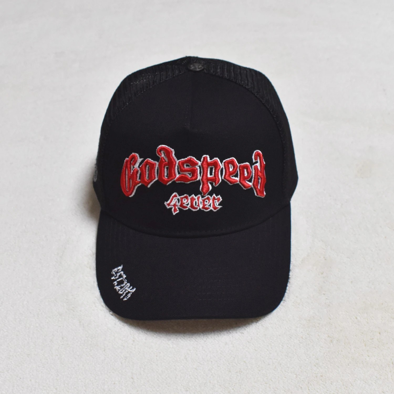 Godspeed Established 2019 Black Mesh Trucker Cap Hats - 21