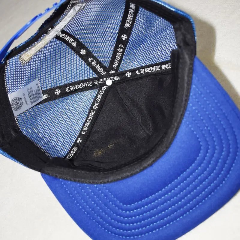 Chrome Hearts Camo Snapback Cap with Orange Logo Hats - 21