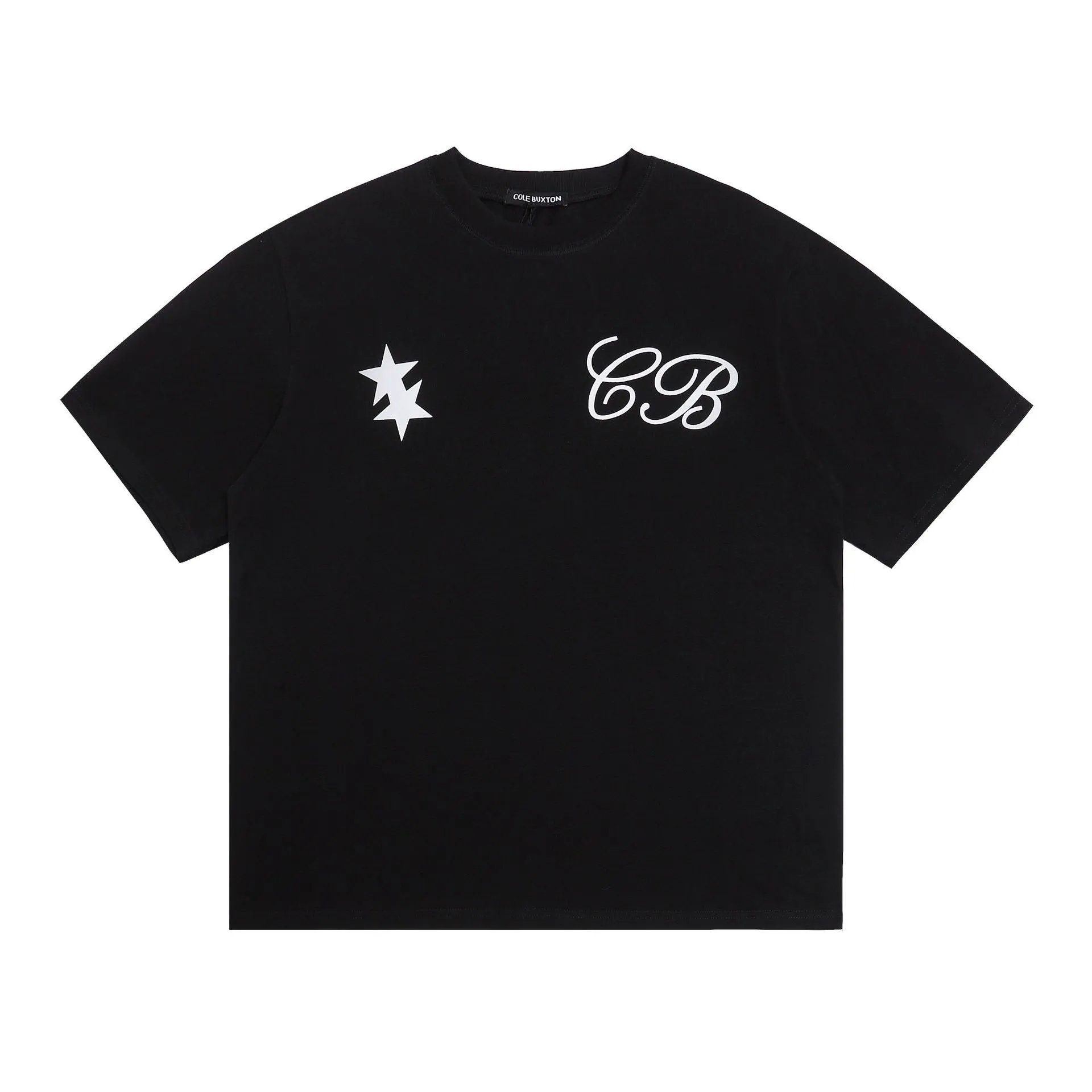 Cole Buxton T-Shirts CB Logo Print — 608 black