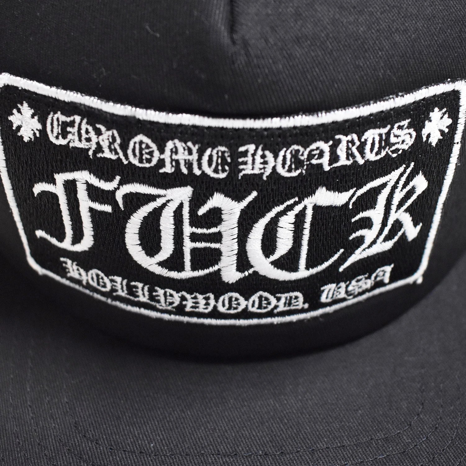Chrome Hearts Camo Snapback Cap with Orange Logo Hats - 15