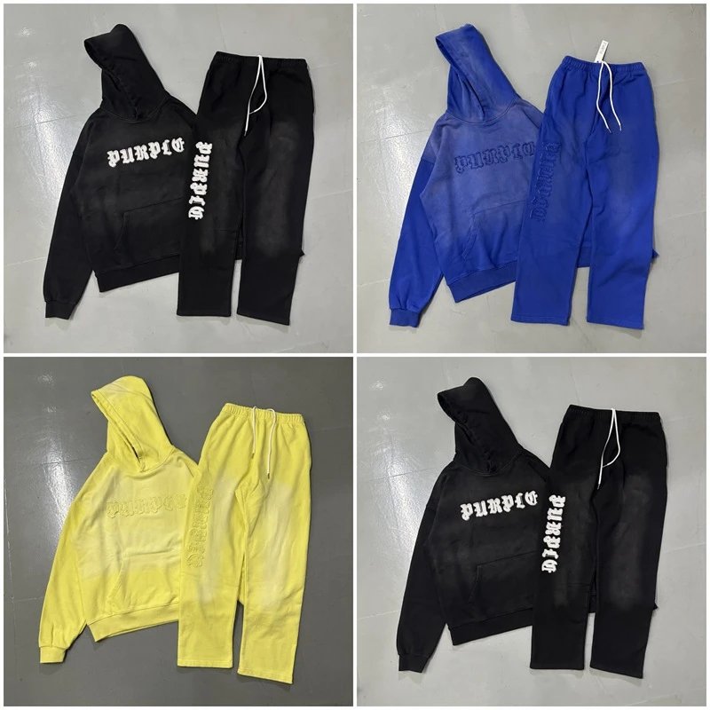 Purple Brand Tracksuit Set [9 