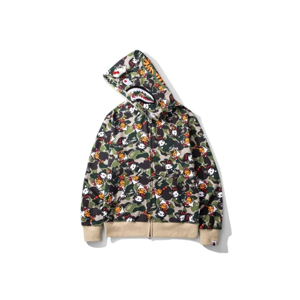 Sanrio camouflage green