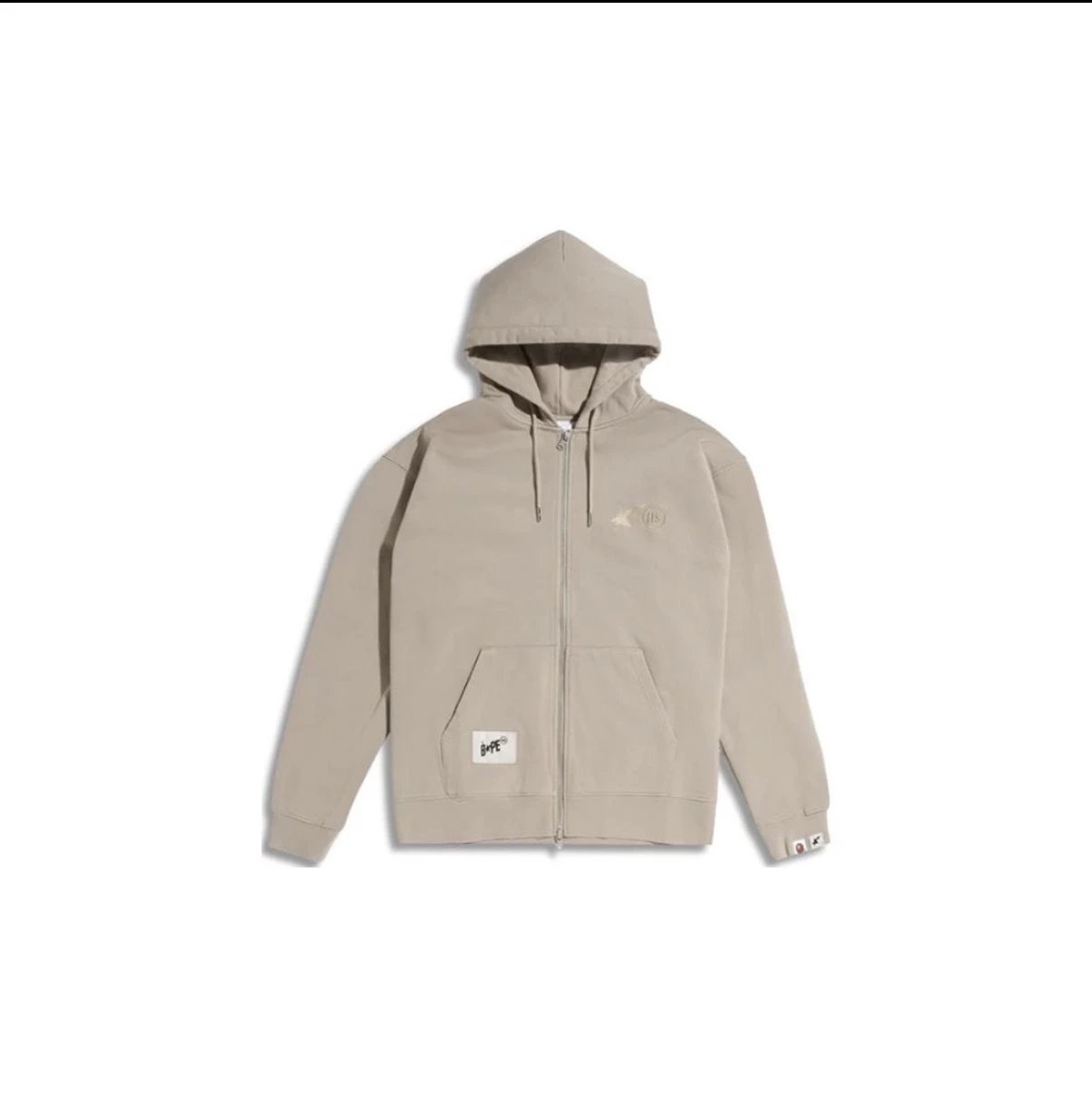 Thunder embroidery khaki color