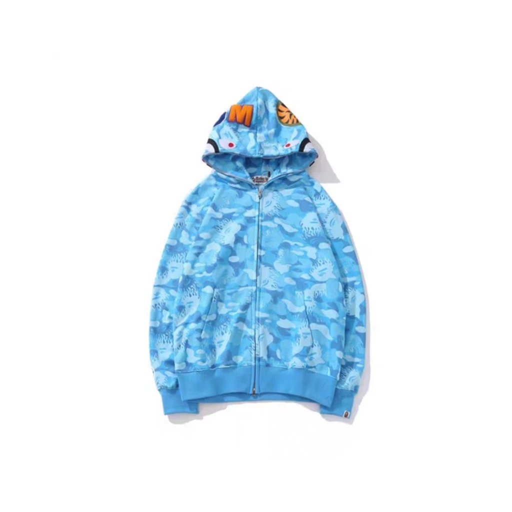 Flame series blue single hat