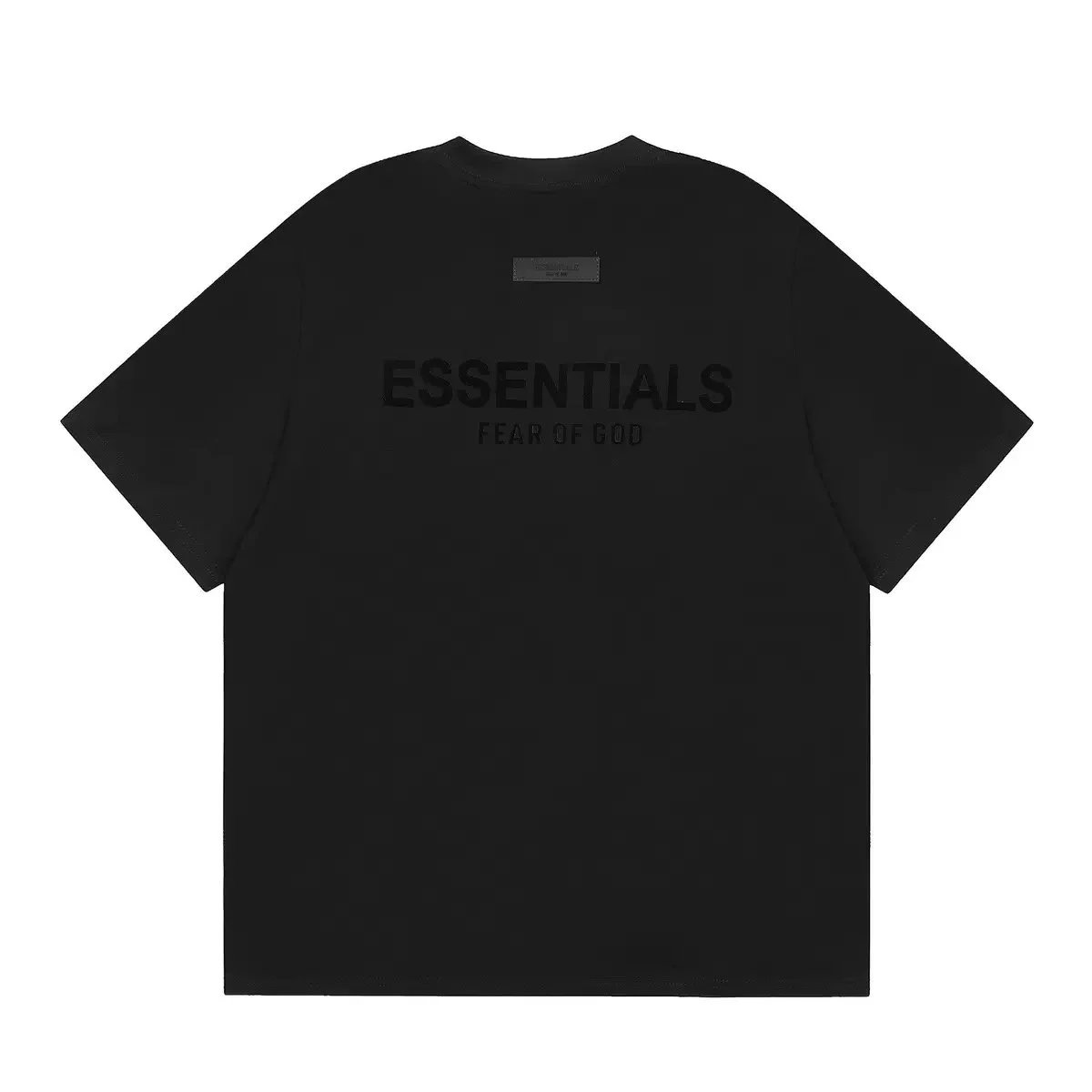 Black Short Sleeve (Flocked)