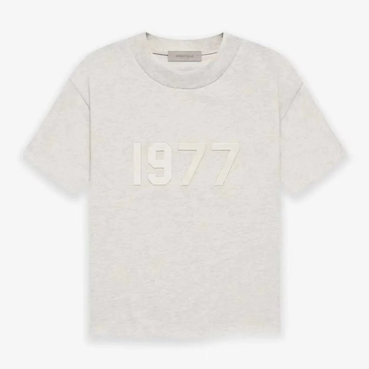 1977 Light Oatmeal Short Sleeve (Flocked)