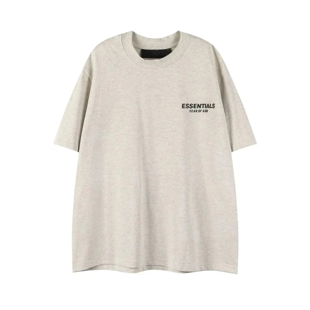 White-Grey Short Sleeve (Silicone Label)