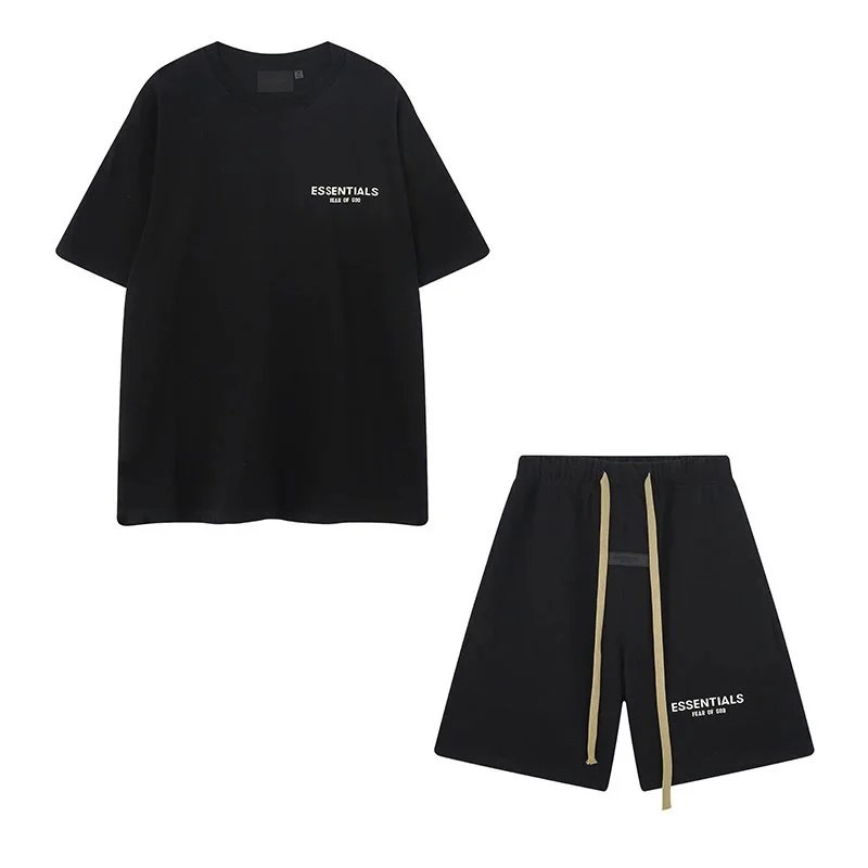 Black with White Font Set (Flocked)