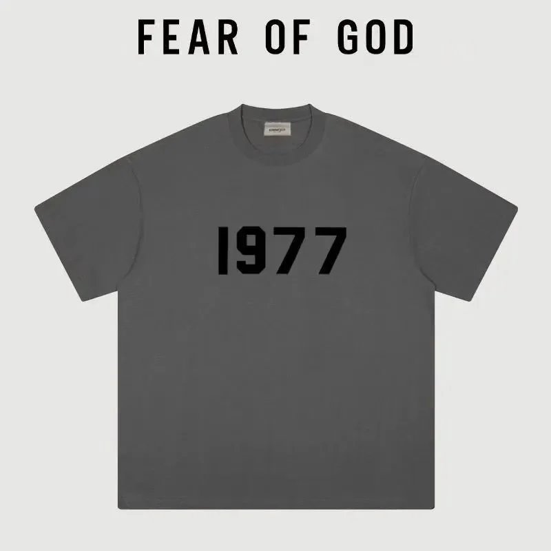 1977 Dark Grey Short Sleeve (Flocked)