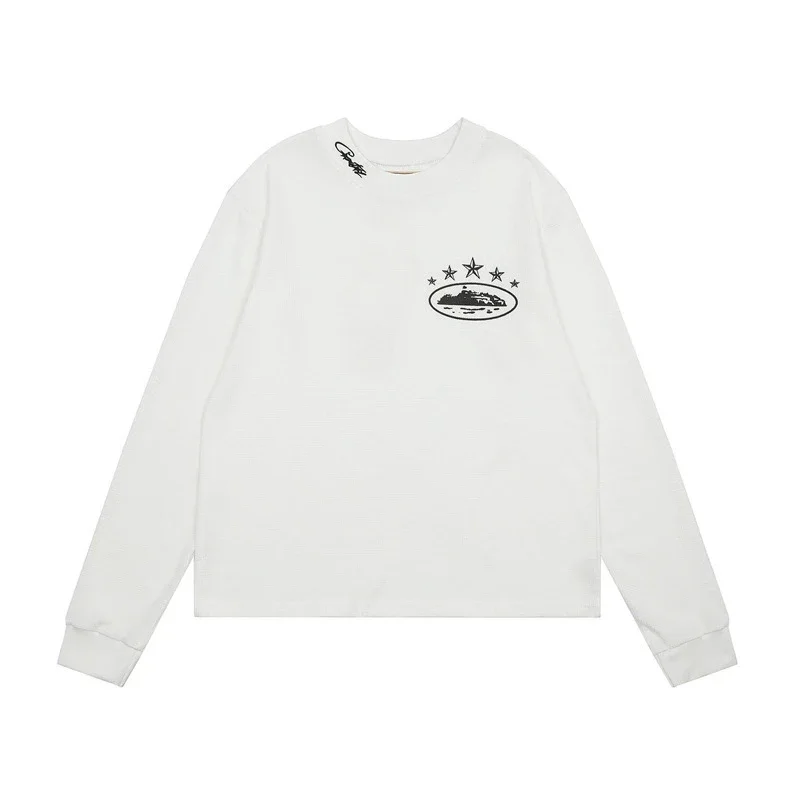 The long-sleeve collection from British streetwear brand Corteiz has emerged as a popular staple in recent years, reflecting the trends of both UK Drill and American streetwear aesthetics.