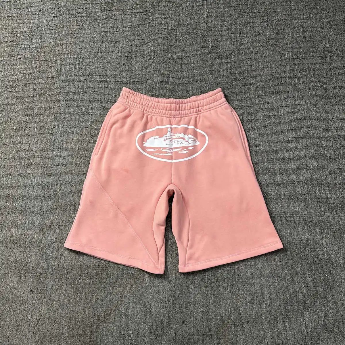 Corteiz Island Oval Print Casual Mid-Length Shorts - rep szorty