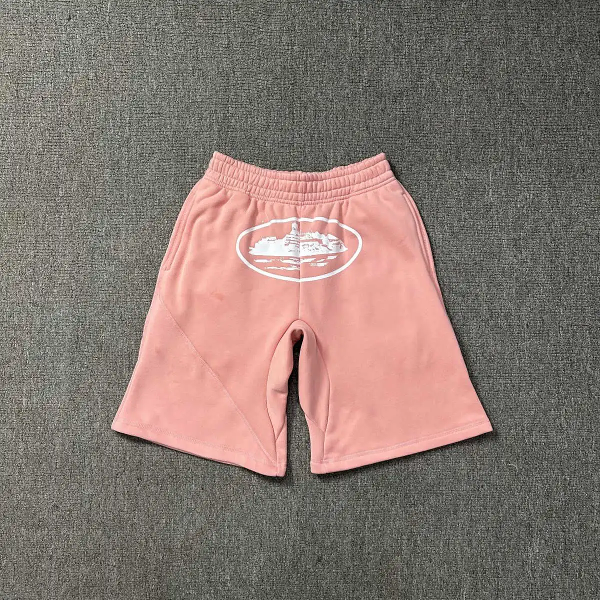 Corteiz Island Oval Print Casual Mid-Length Shorts