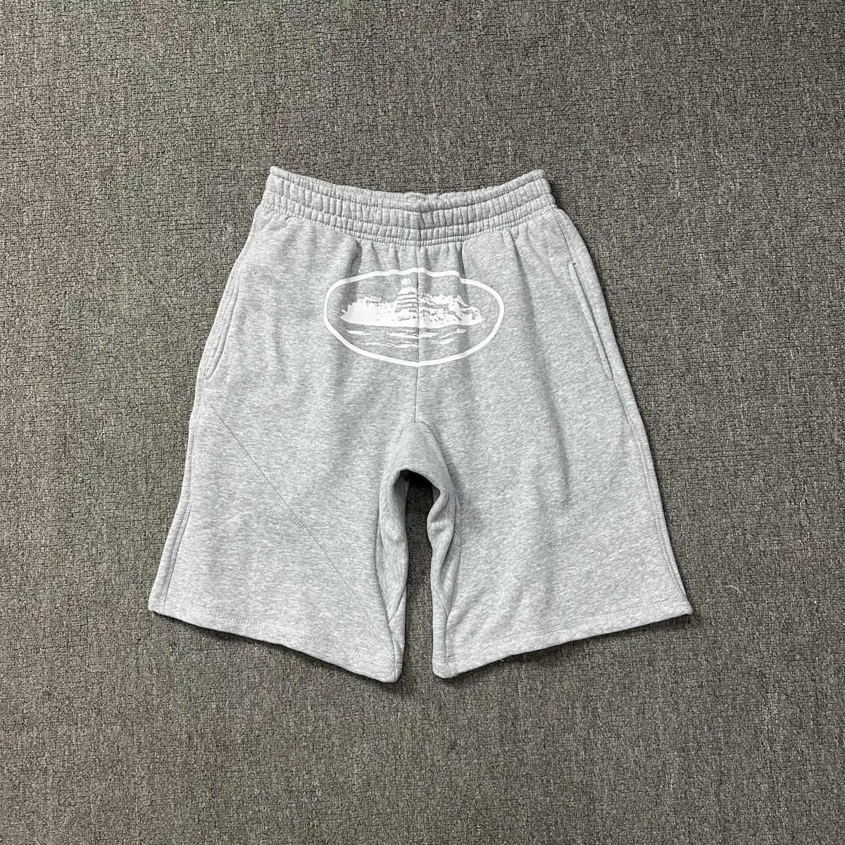 Corteiz Island Oval Print Casual Mid-Length Shorts - rep szorty