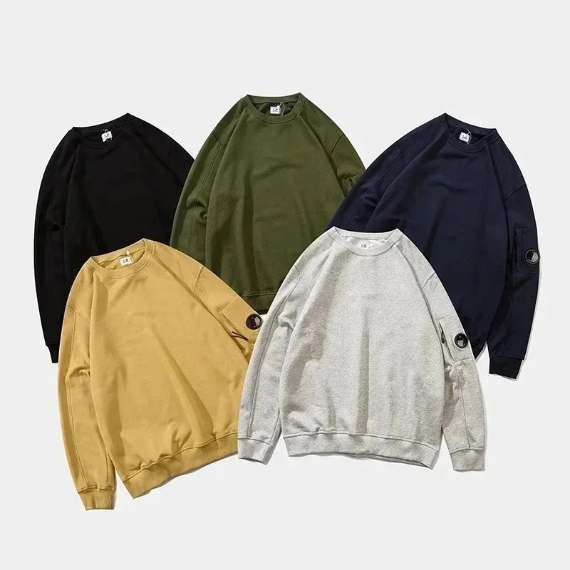 01法国精选jl096休闲宽松圆领镜片套头卫衣质量好 3