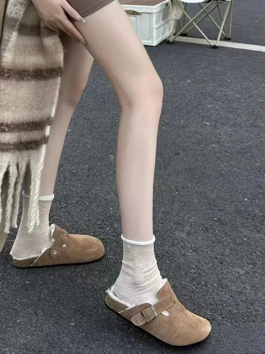 Birkenstock Boston Beige Suede Clogs - 6