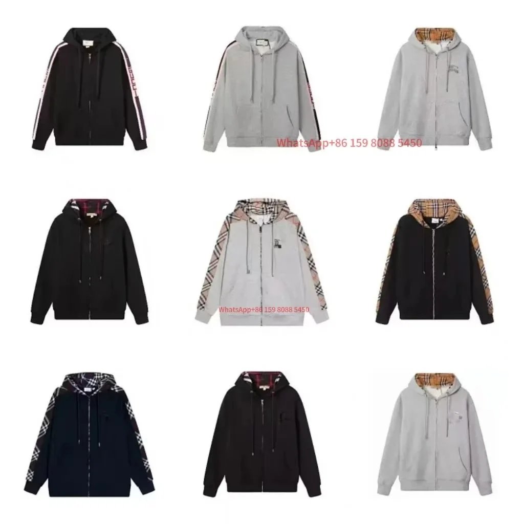 Burberry Check Hooded Sweatshi