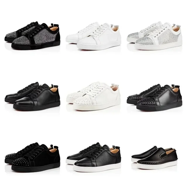 Unbranded Sneakers Low-Top Lace-Up with Studded Toe Options product detail image 1