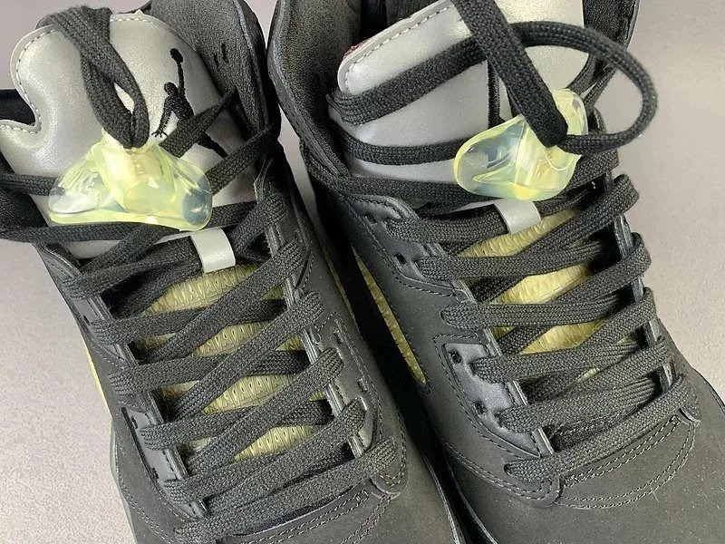 Off-White x Air Jordan 5 Industrial Gray Sneakers - 10