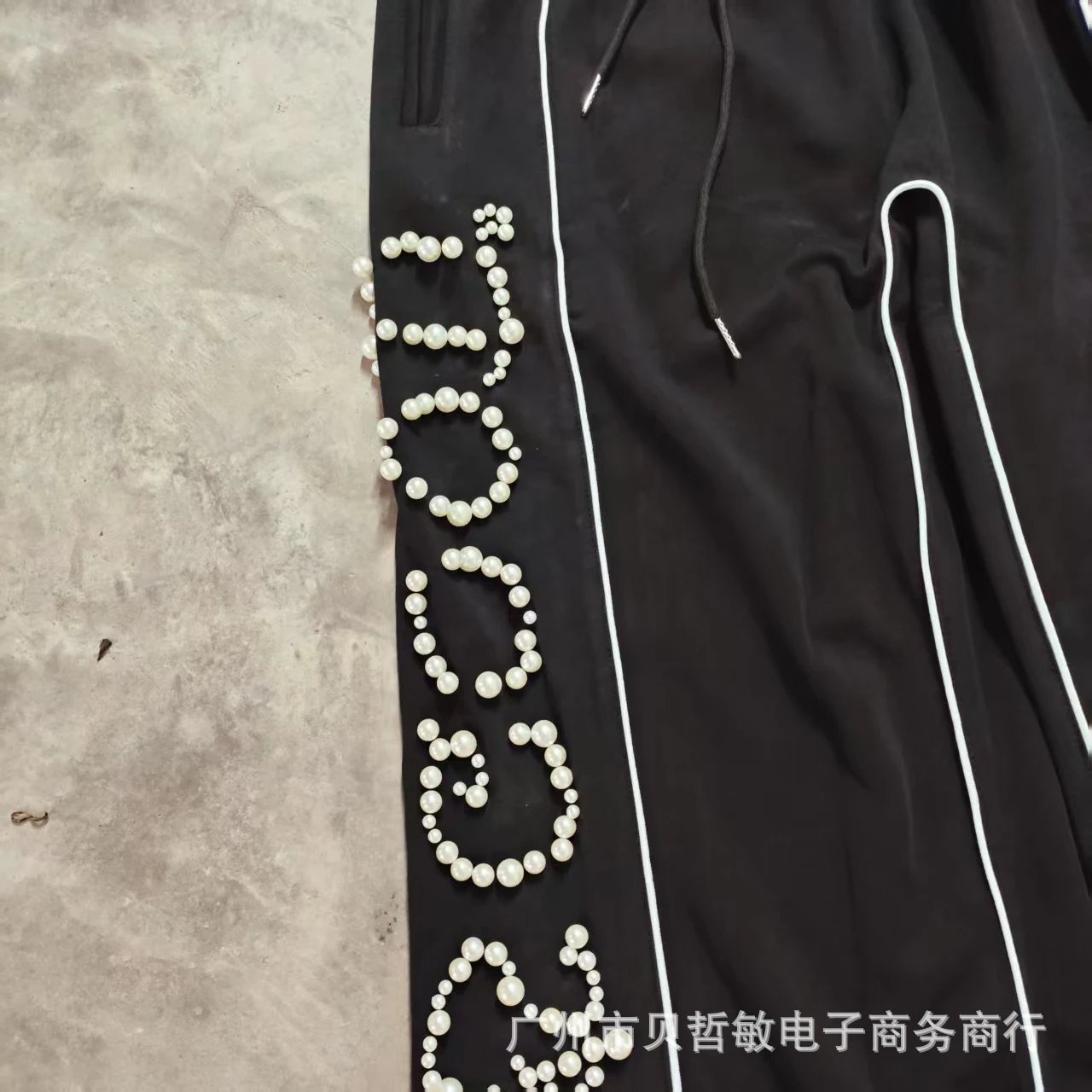 GOOD BRAND Love Is Good Embellished Track Pants Black - 19