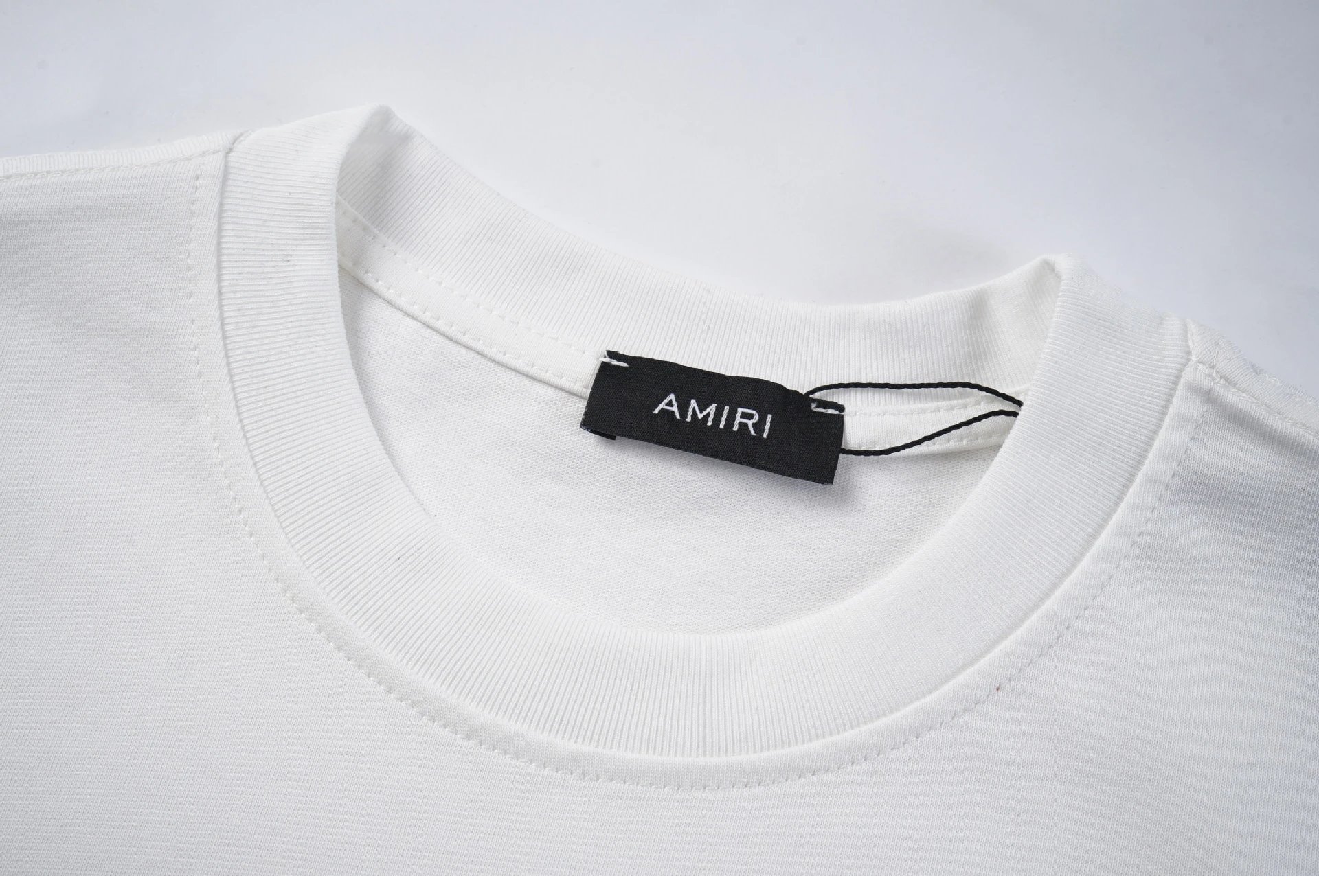 Prada Painted Logo T-Shirt Black/White - 45